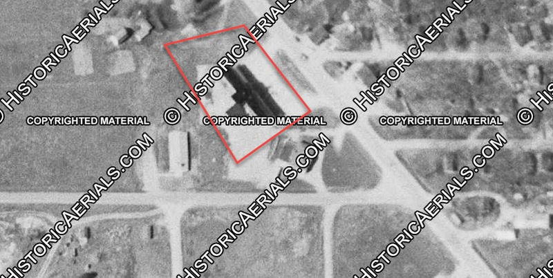 M-55 Motel - 1955 Aerial (newer photo)